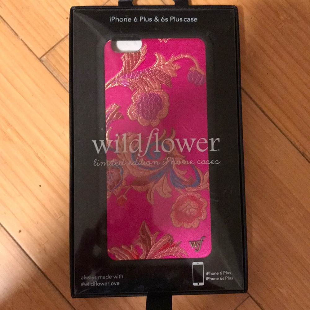 Wildflower magenta iPhone 6 Plus and 6s Plus case